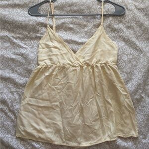 Brandy Melville Edith Light Yellow Top